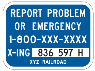 Highway Safety Info Sign